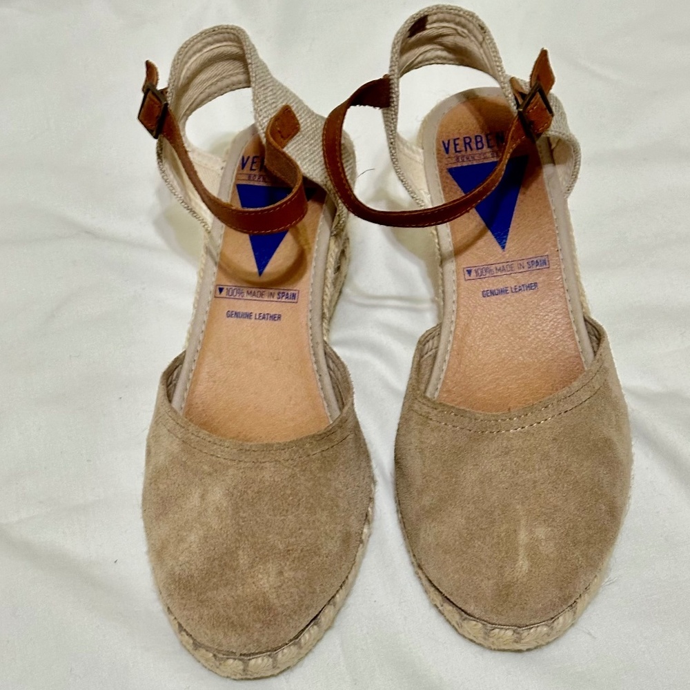 Verbenas Malana Wedge Espadrilles Sandals - Picture 2 of 9